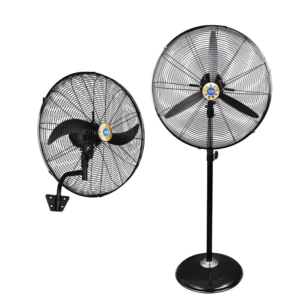 Strong airflow 18//20/24/26/30inch metal OX blade industrial stand/wall fan