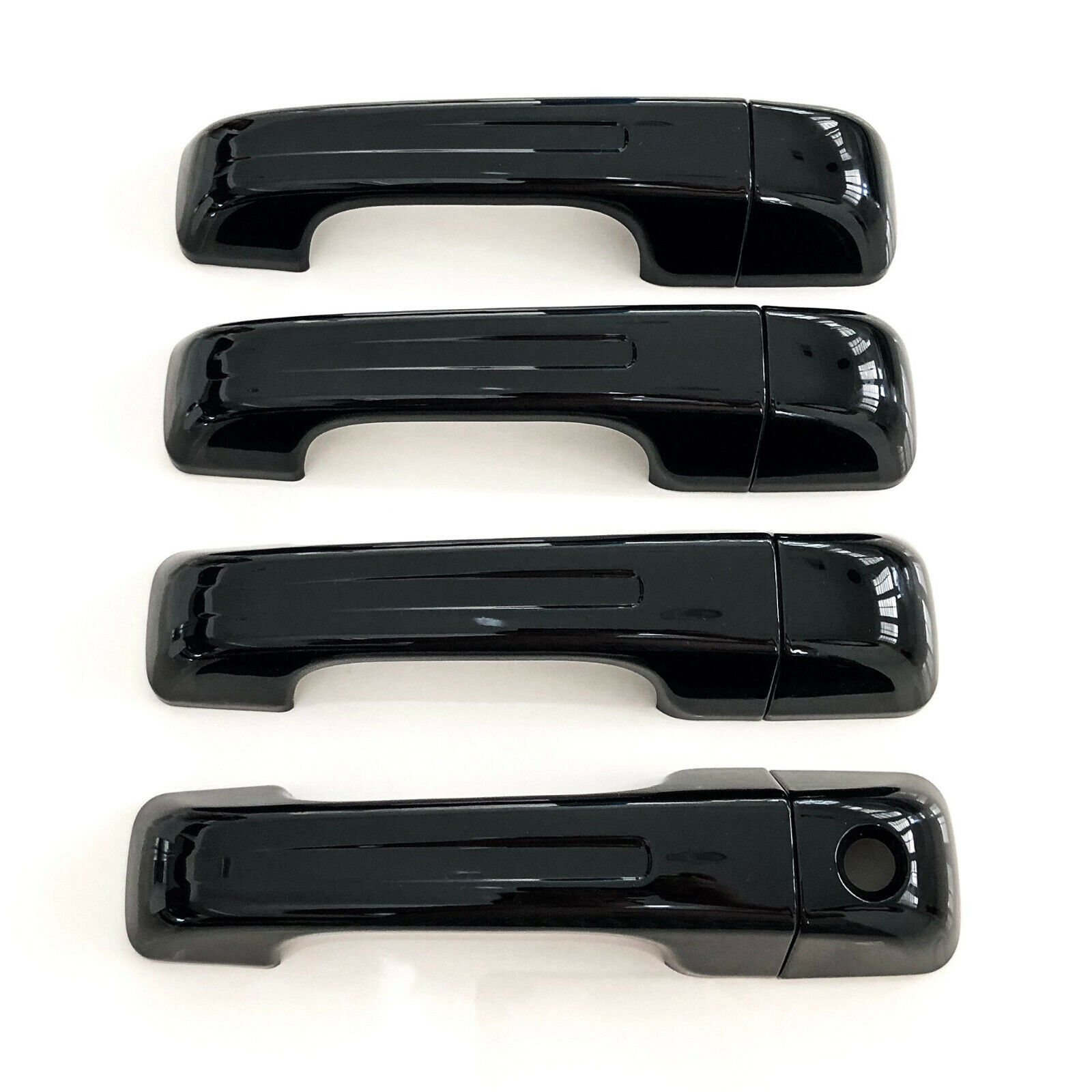 For 2019-2023 Ram 1500 GLOSS BLACK 4 Dr Handle Covers W/O Smartkey ALL NEW MODEL