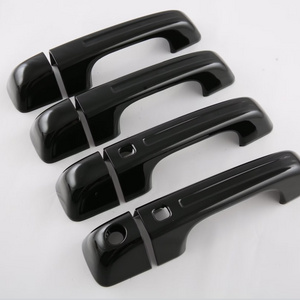 ALL NEW MODEL For 2019-2023 Dodge Ram 1500 GLOSS BLACK Door Handle Covers With Smartkey