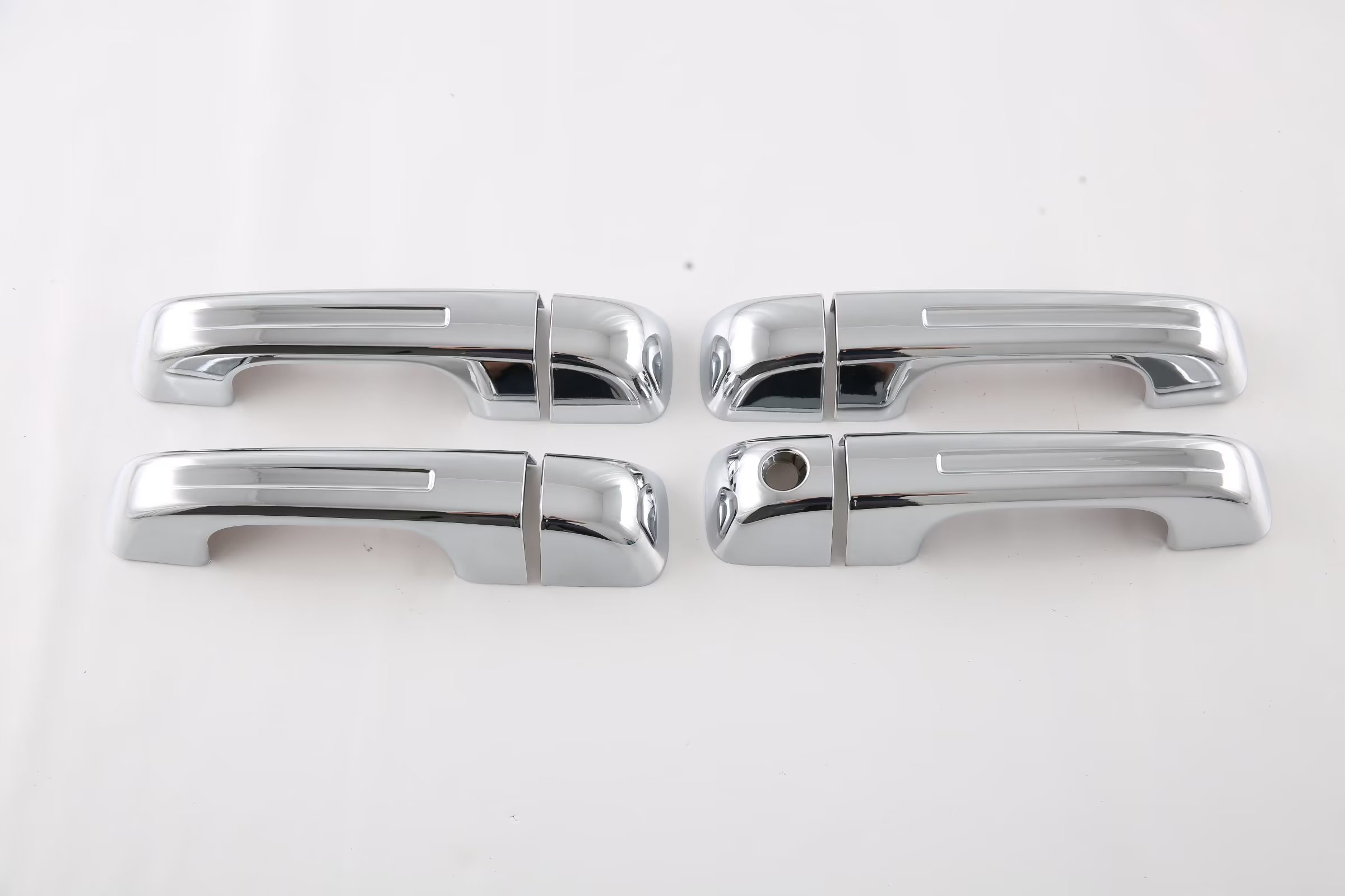 For 2019-2023 Ram 1500 Chrome 4 Dr Handle Covers W/O Smartkey ALL NEW MODEL