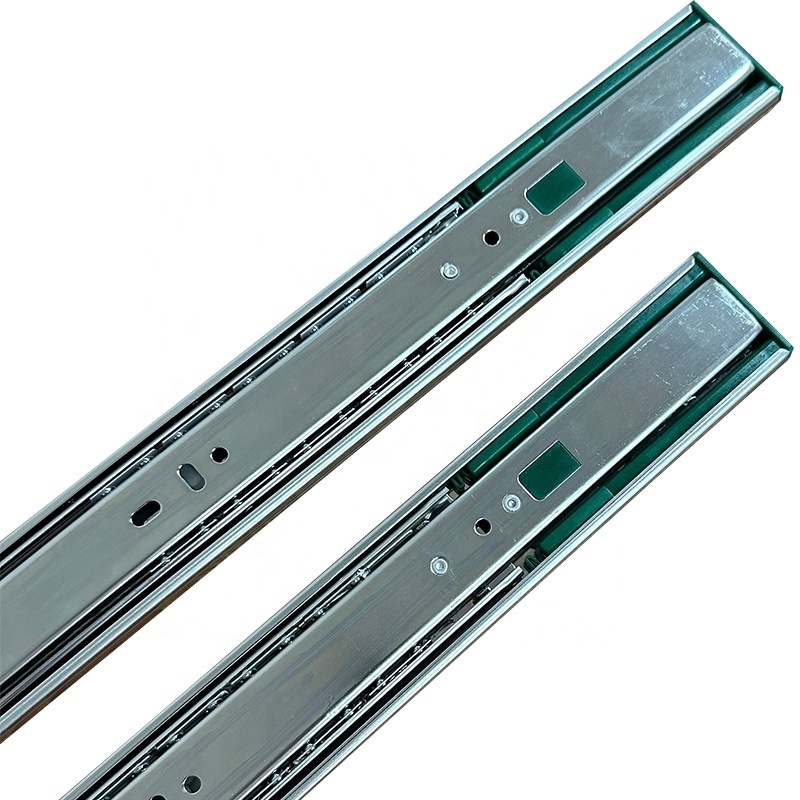 OEM ODM Factory Drawer Slide Rail 3 Fold Soft Close Correderas Industrial Ball Bearing Telescopic Slide