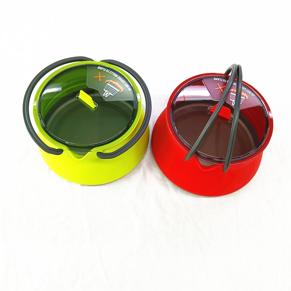 2024 New Arrival Factory Directly Folding Silicone Foldable Travel Kettle