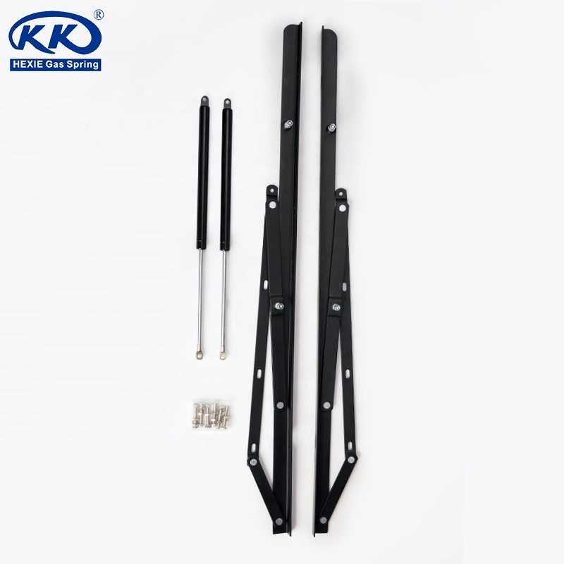 New Design Heavy Weight Lockable Adjustable Gas Spring Bed Lift Mechanism 400N 600N 900N