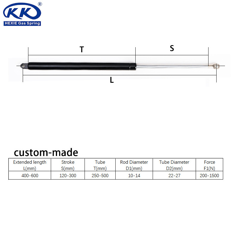 Factory Direct Manufacture High Pressure Bed Lifting System Gas Spring Locking Bed Lift Mechanism