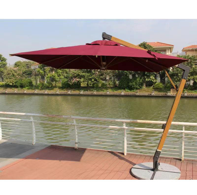 High Quality Rectangular Outdoor Waterproof Garden Umbrella Modern Style Patio Umbrella for Patio Park Hotel & Hall Use