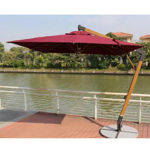 High Quality Rectangular Outdoor Waterproof Garden Umbrella Modern Style Patio Umbrella for Patio Park Hotel & Hall Use