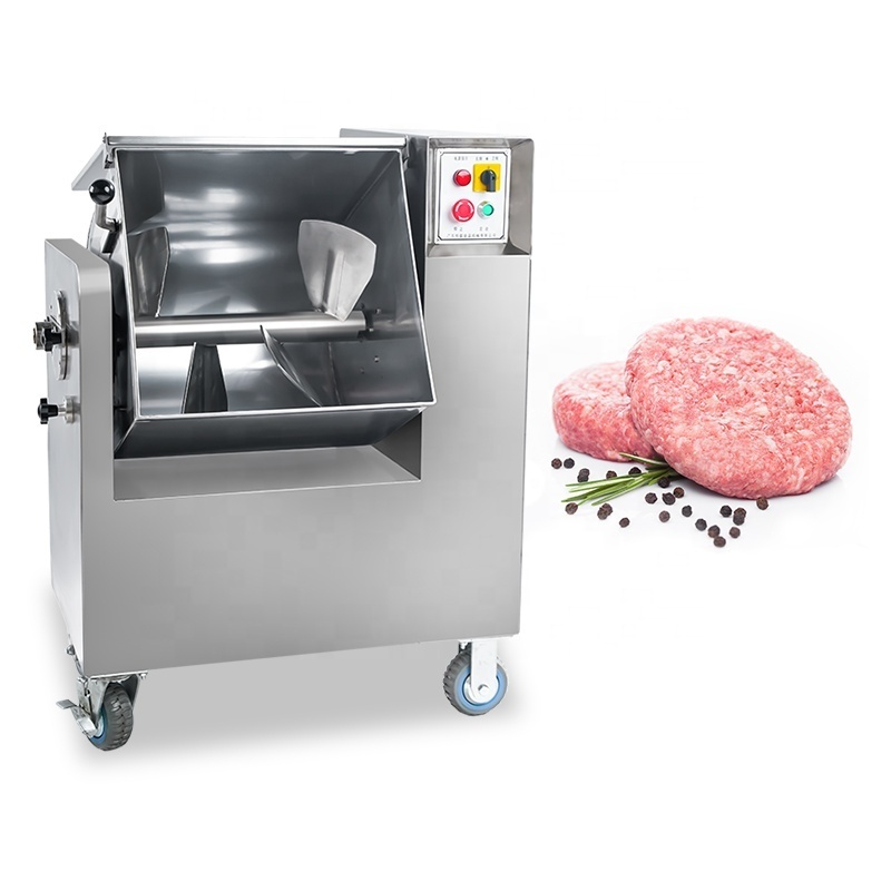 New Lar Capacity Stainless Steel Electric Meat and Vetable Stuffing Mixer Forward and Reverse Mixing Machine for Restaurants