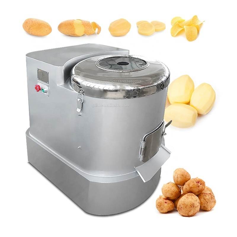 15Kg 30Kg Industrial Commercial Electric Automatic Small Sweet Potato Peeler Cleaning Washing And Potato Peeling Machine