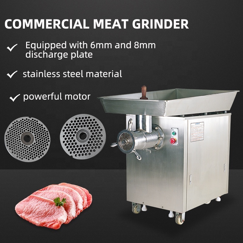 Industrial Meat Processing Machinery Large Fresh Meat Grinder Frozen Meat Grinder