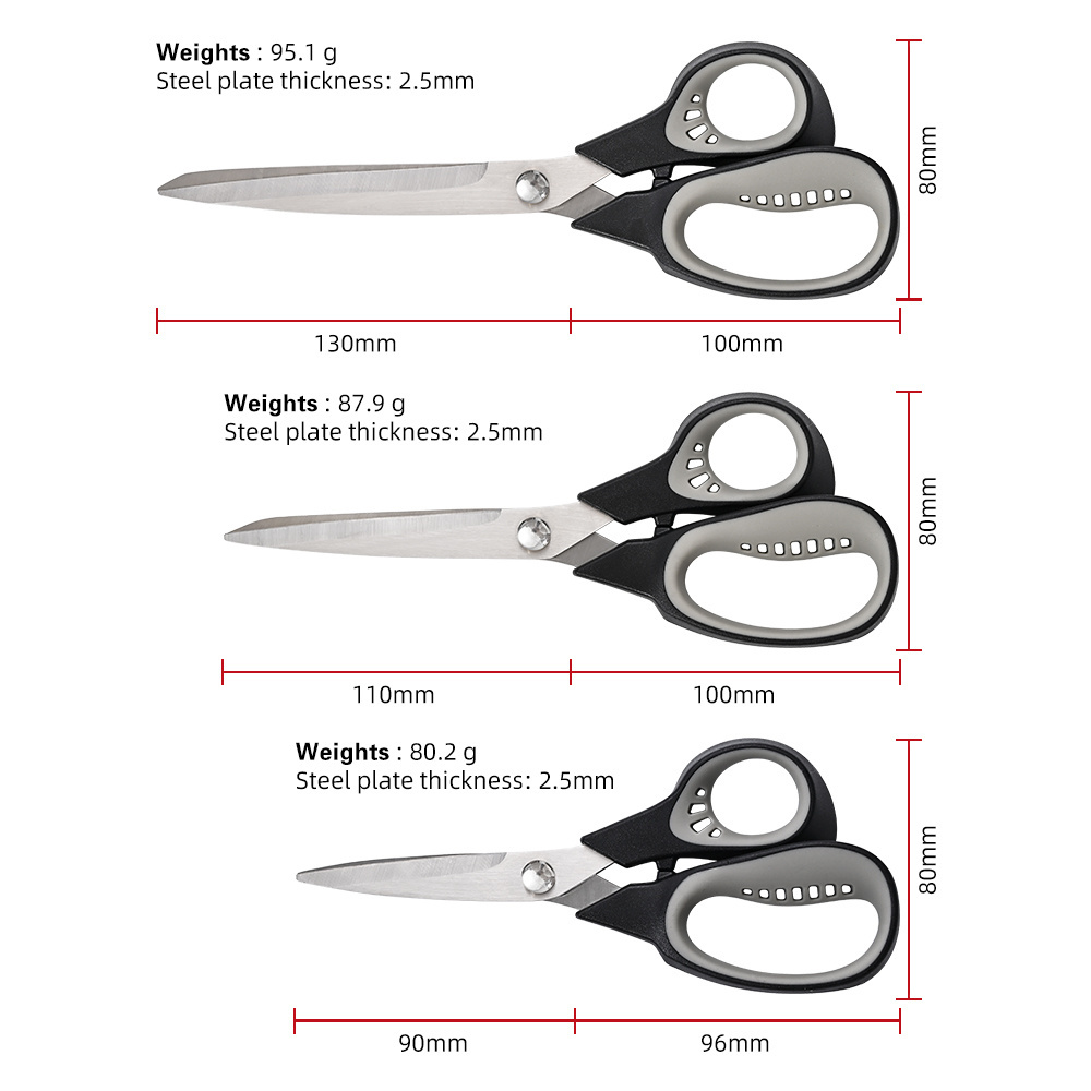 Best Selling Stainless Steel Household Scissors Multi-Purpose Shear for Various Cutting Tasks