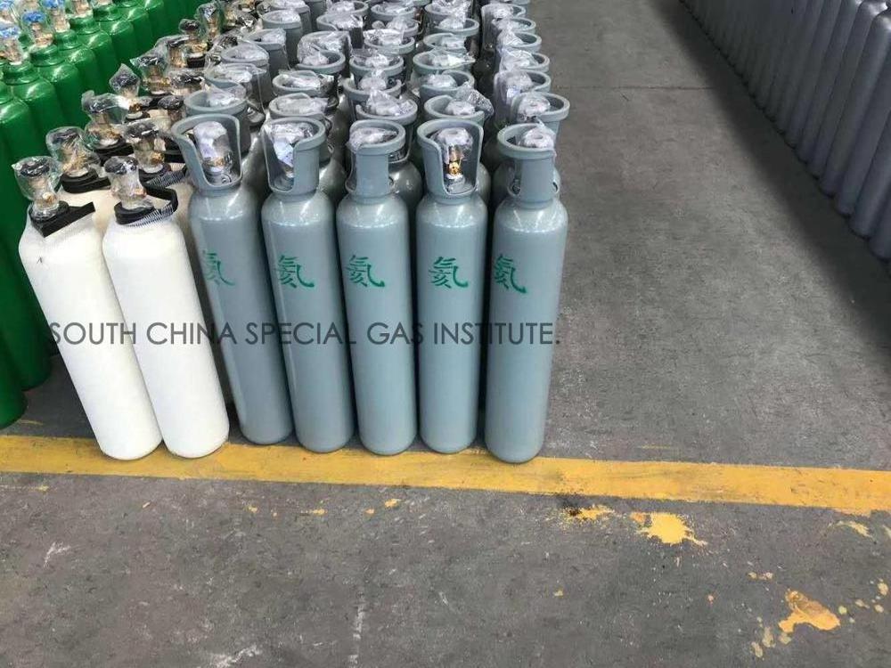 High Pressure vessels 150bar Food Grade Gas Cylinders For CO2/O2/H2/N2/AR