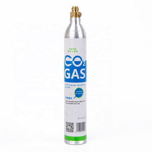 Portable TUV TPED 0.6L Aluminum CO2 Bottle Nitrogen Tank Cylinder Cartridge Suitable for Beverage Making Machine