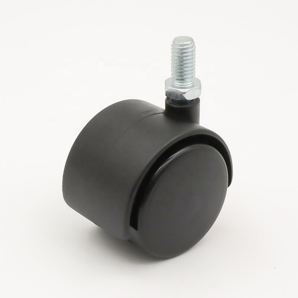 50mm nylon caster wheels 40mm locking furniture casters