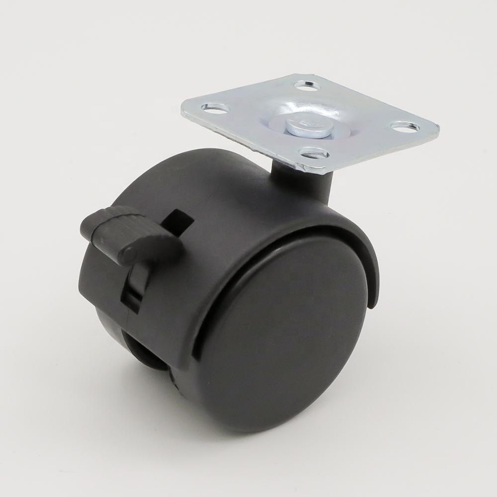 Plastic Swivel top plate casters furniture swivel caster wheel