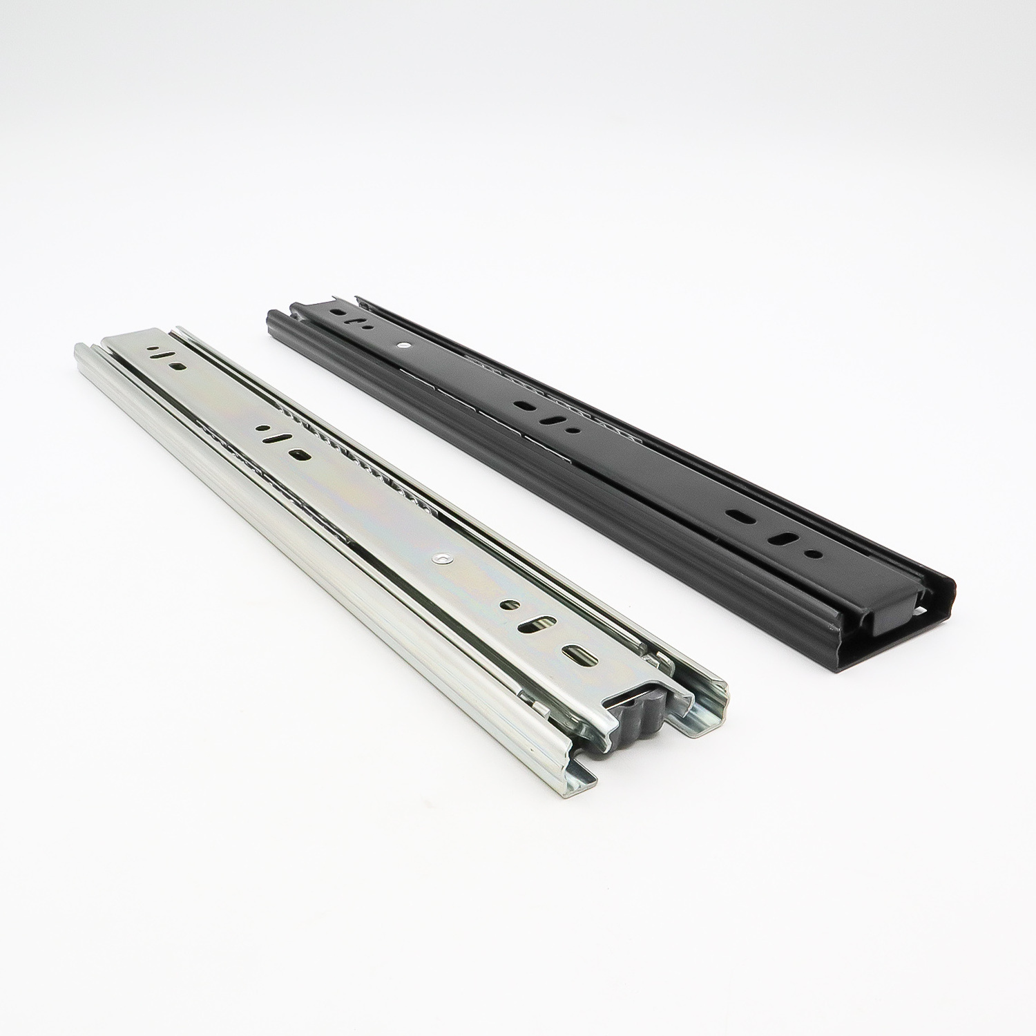 Full-extension heavy duty vertical sliding mechanism track 45mm 3 Fold Telescopic Channel Drawer Slide