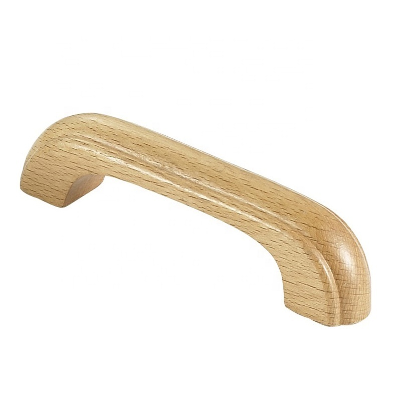 Wholesale modern cabinet knob push wooden handle