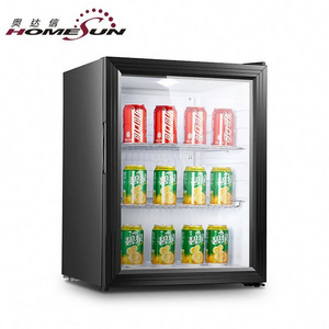 OEM ODM single glass door mini bar fridge, hotel mini bar fridge glass door lock foshan