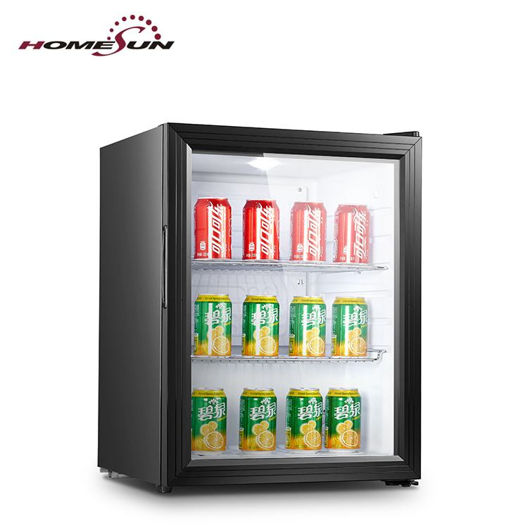 65 liter low noise bedroom mini electronic single door refrigerator with lock