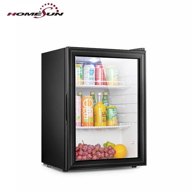 65 liter low noise bedroom mini electronic single door refrigerator with lock