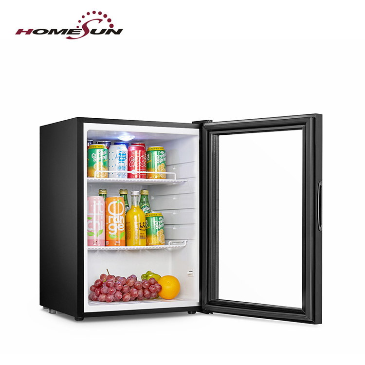 65 liter low noise bedroom mini electronic single door refrigerator with lock