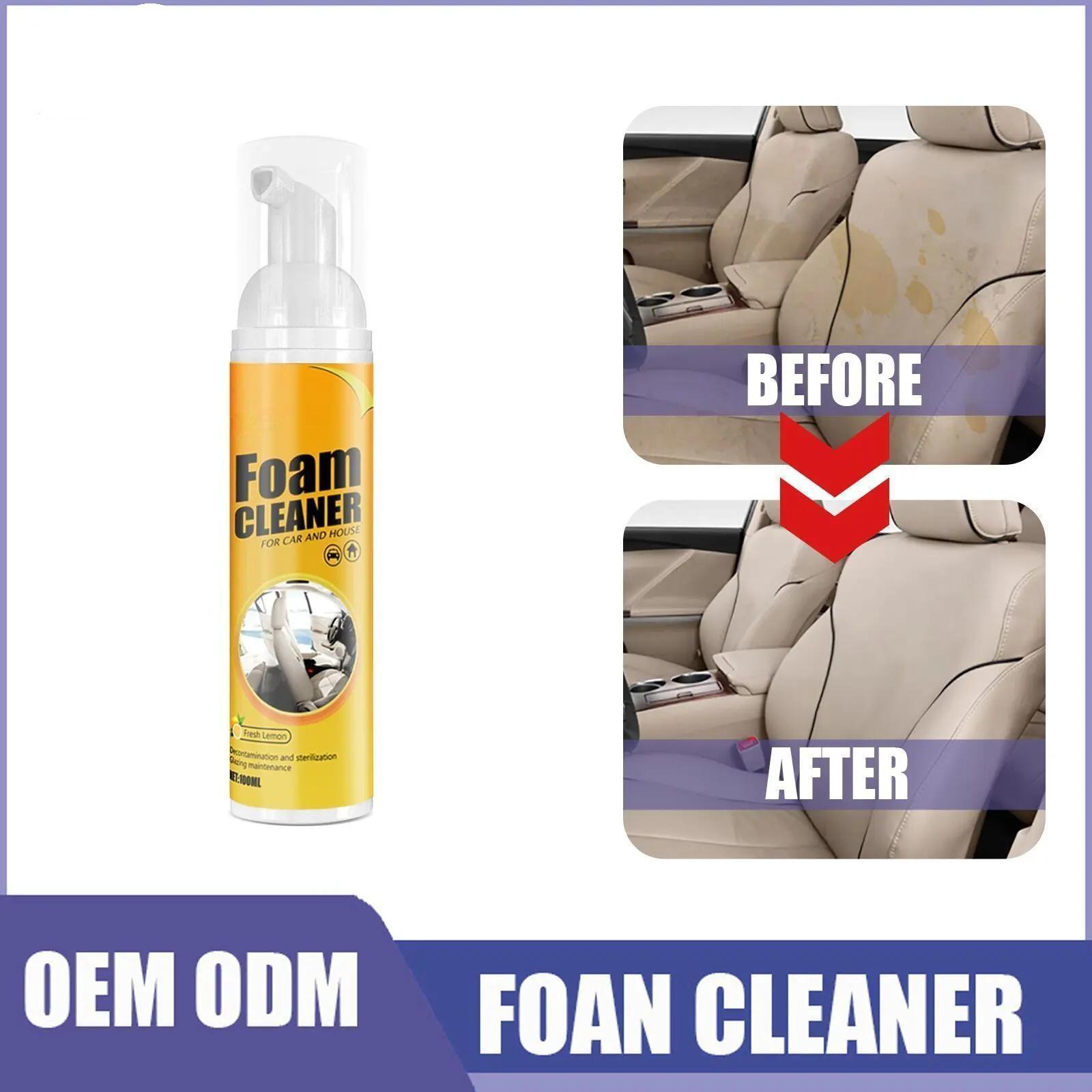 factory price  Upholstery Multi Purpose Car Foam Cleaner Spray Car Glass Seat Interior Spray Cleaning Detergent