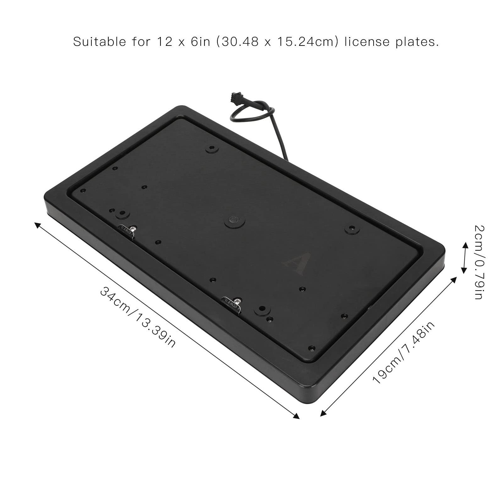 1X US Canada Flip Number License Plate Electric Cover Stealth Plate Flippers with Remote Control license plate flipper electric