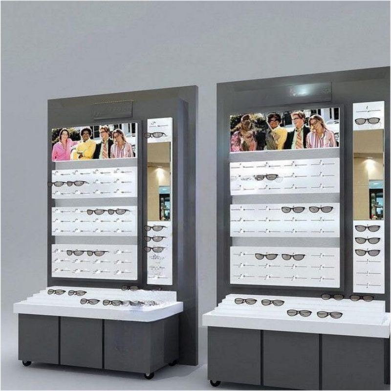 Interior Glasses Counter Sunglasses Display Rack For Glasses Store Retail Display