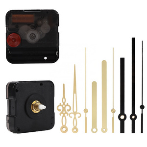 HONG QIAN YoungTown High Torque Long Shaft Sweep Clock Movement Mechanism with 3 Different Pairs of Hands DIY Clock Repair Parts