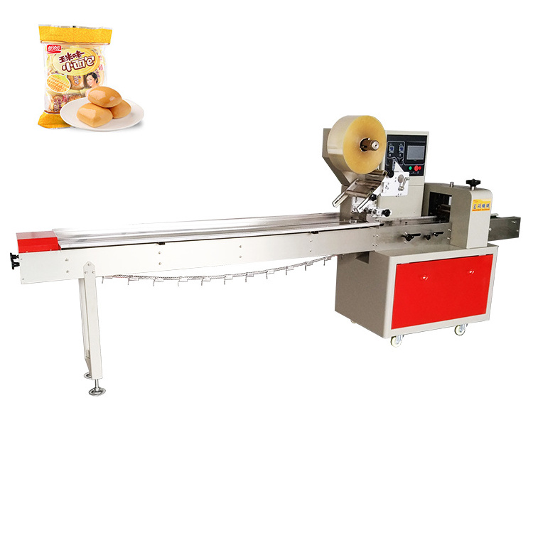 Multi functional Bread Chocolate Biscuit Flow 220V Packing Machine