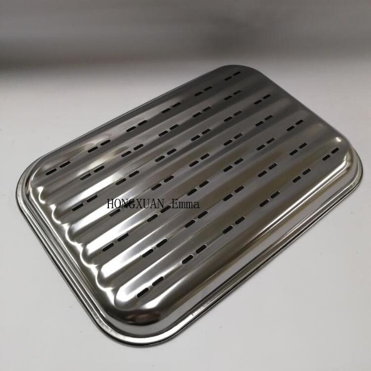 Barbecue Grilling Tray/Baking Pan/Stainless Steel BBQ Roasting Pan