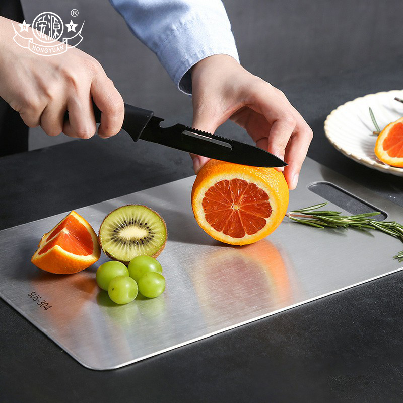 Cheese cutting board various sizes 304 stainless steel cutting boards for kitchen