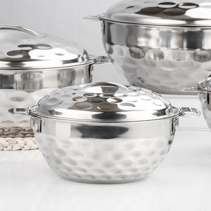 Hongyuan New Stainless Steel Insulated Casseroles Hot Pot Sets 1/2/3/5L Thermo Insulated Casserole Food Warmer