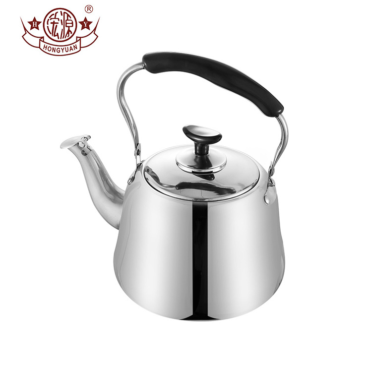 Camping travel non-electric boiling water stainless steel whistling kettle