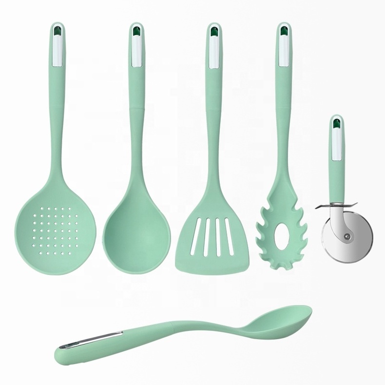 Hot Selling New Arrival Silicone Kitchen Utensils Set Essential Home Cooking Tools and Gadgets For Supermarket Home Accessories