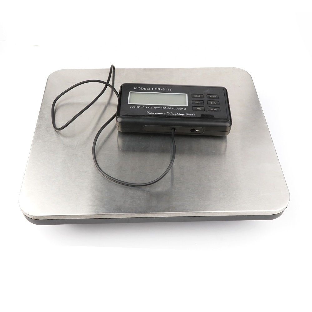 300kg Large Platform Heavy Duty Shipping Floor Scale Postal Weighing Scale