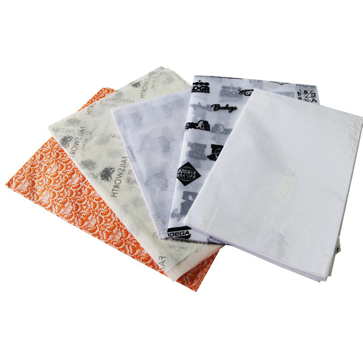 Wholesales Water Proof Clothing Shoe Paper Printing Logo Moisture Proof Frame Flower Wrapping Tissue Paper