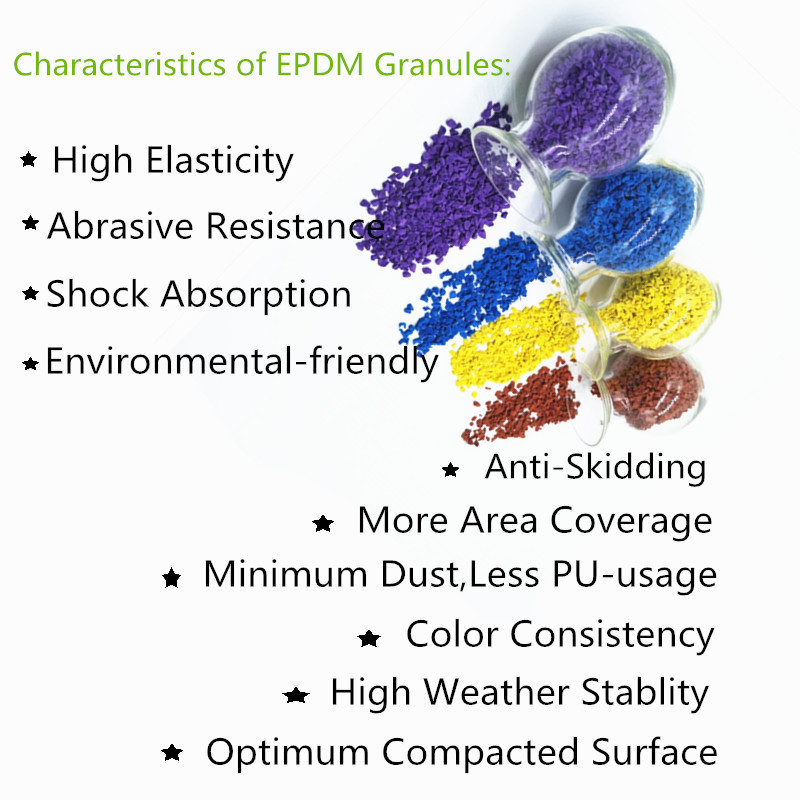 EPDM Granule Rubber granules /black sbr granules fill artificial grass for football soccer fields