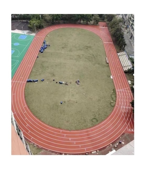 Playground Runway Track Synthetic Spray Coat Running Track EPDM  Rubber Running Track