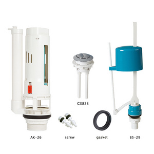 HTD Cistern Dual Flush Mechanism for Toilet Repair Flush Valve Replacement