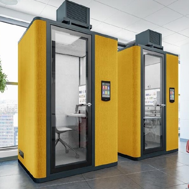 Mini Sound  studio Insulation Booth Soundproof Working Live Broadcasting Pod Private Telephone Box Commercial Office Meeting