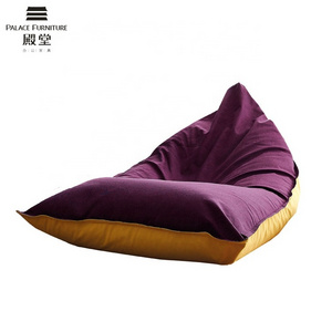 2023 Adult cool unfilled bean bags covers bean bag sofas chair furniture adults l shaped lazy couch bean bags