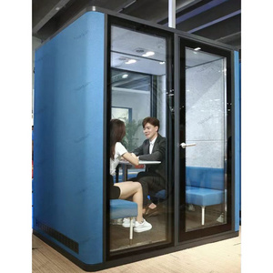 Modern recording studio vocal booth 2 4 person isolation meeting silence booth office pod soundprood phone booths