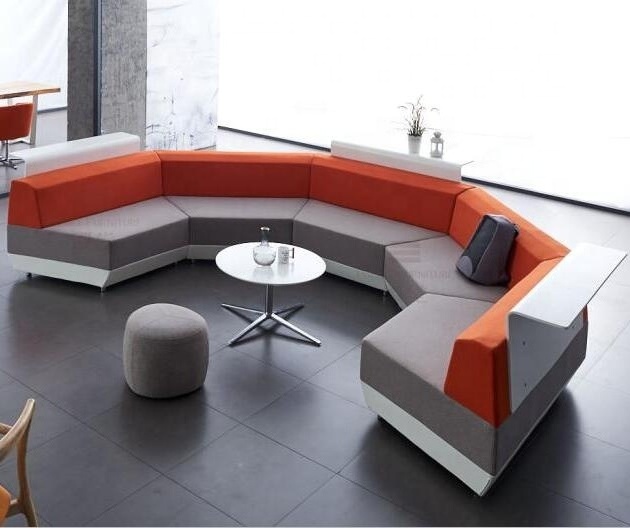 Latest Design Office Sofa Set Combination Sofa With Tablet