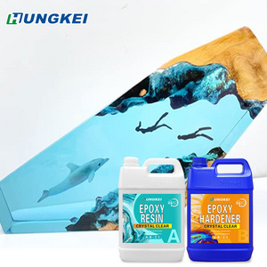 Good Quality Toy Molds Huanren AB High Transparent Liquid Rreshire Epoxy Hard Glue 1:1 A Gallon Epoxy Resin AB Glue