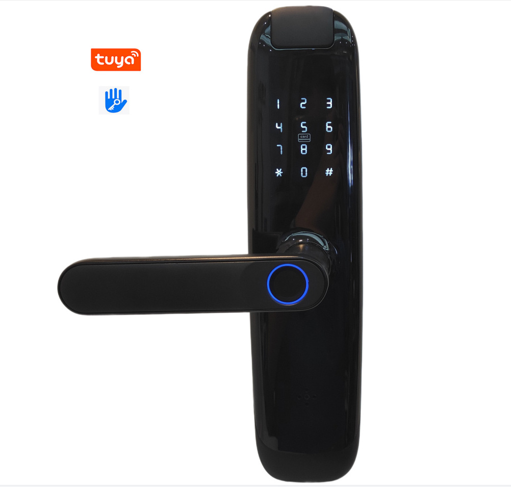 Integrated Tuya intelligent cerradura electric TTlock Smart Door Lock bedroom fingerprint door Digital Keyless lock