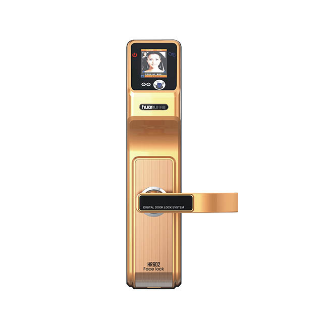 Huarui HR602  face door lock with eye scanner face smart lock