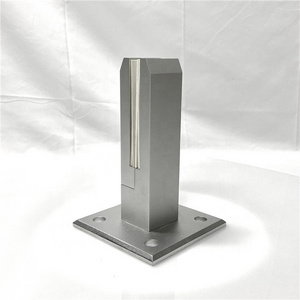 Nice quality aluminium glass railing spigot pillar for balcony railings