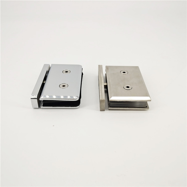 360 Degree floor hinge Glass to Wall Glass Clamp 8-12 mm glass