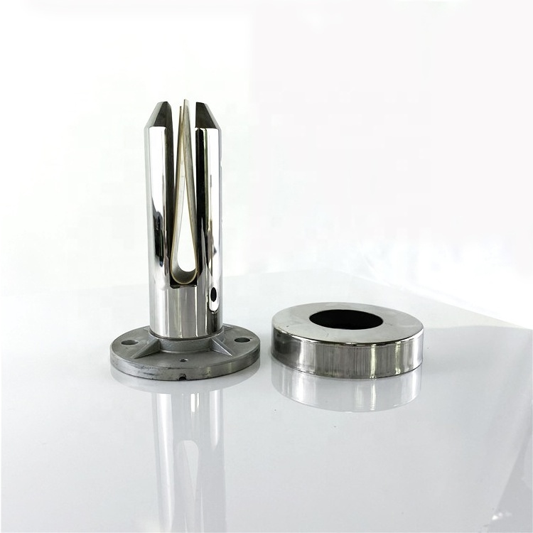 Stainless Steel Round Frameless Railing Balustrade Glass Spigot