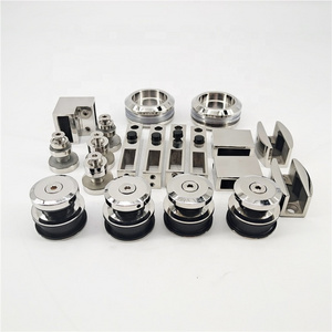 High Quality Modern SUS 304 Glass Door Hardware Set Bathroom Shower Glass Sliding Door Fittings